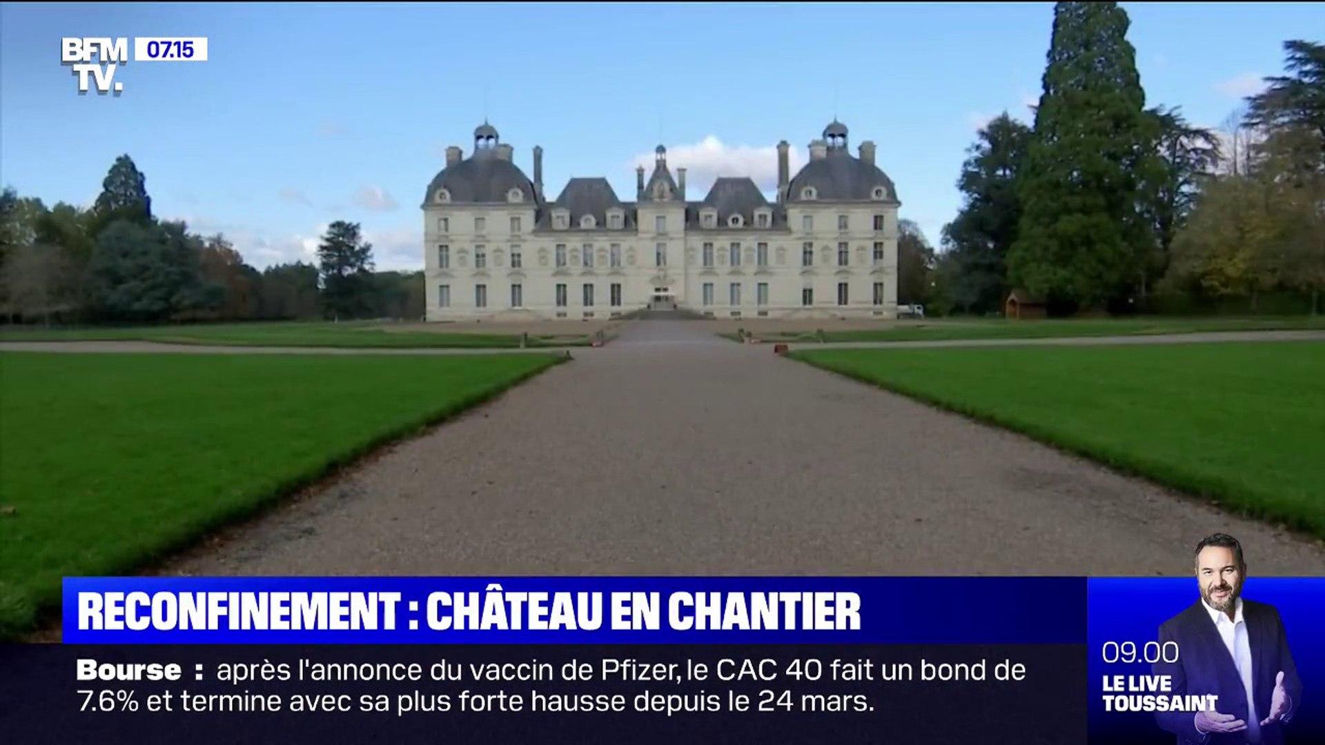 Le Chateau De Cheverny Profite Du Confinement Pour Realiser Quelques Amenagements Video Dailymotion