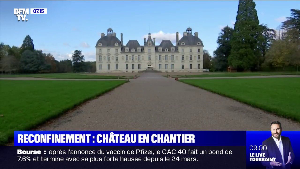 Le château de Cheverny profite du confinement pour réaliser quelques aménagements