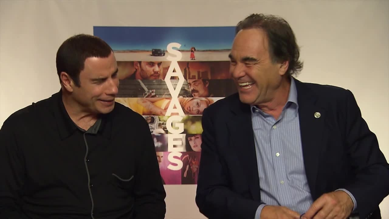 John Travolta & Oliver Stone | Savages Interview