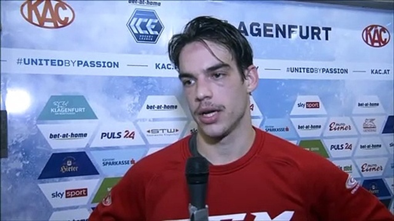 Lukas Haudum nach der Niederlage gegen Dornbirn