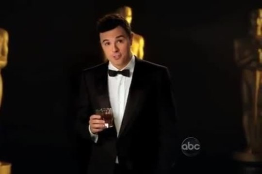 Oscars Promo - Seth MacFarlane Has A Drink