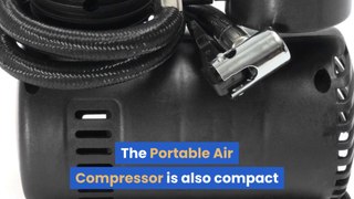 Portable Air Compressor 12v for Car Tires - best mini compressor cigarette lighter inflator 2020
