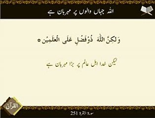 Allah Meherban  Ayat | Surat Bakarah 251 | HD