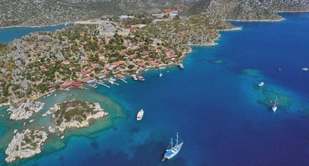 Kekova’da batık kente dalış noktaları belirlendi