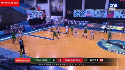 Ginebra vs Terrafirma - 1st Qtr Elimination November 9, 2020 - PBA Phil Cup 2020
