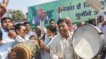 Trends indicate victory for NDA, celebrations at JDU office