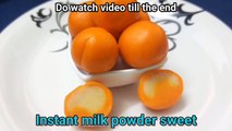 Diwali sweets recipe | Milk powder sweets recipe