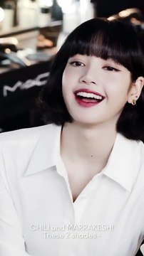 Blackpink Lisa live IG Mac Cosmetics