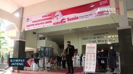 Habib Luthfi bin Yahya Terima Gelar Doktor Honoris Causa dari Unnes