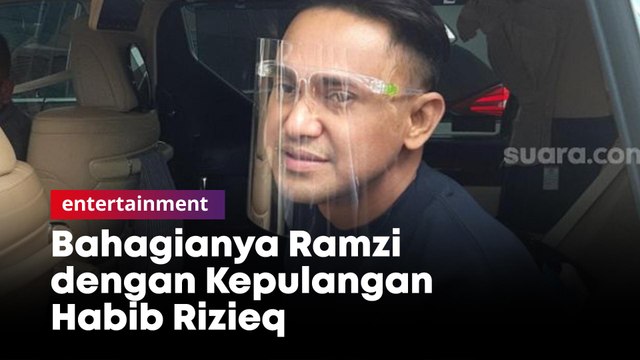 Bahagianya Ramzi dengan Kepulangan Habib Rizieq
