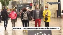 Une conductrice d'un tramway à Nantes a été menacée avec une arme de poing par un passager qui ne portait pas de masque - VIDEO