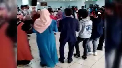 Bu da koronavirüs halayı! Skandal görüntüler...
