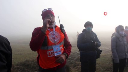 Bolu’da sisler içinde Atatürk için ‘Sonsuzluk Yürüyüşü”