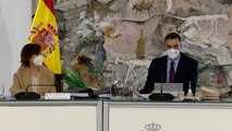 Sánchez preside la reunión del Consejo de Ministros