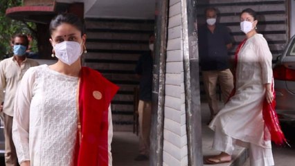 Kareena Kapoor Khan सूट और बिंदी में दिखीं बेहद खूबसूरत; देखिए वीडियो | FilmiBeat