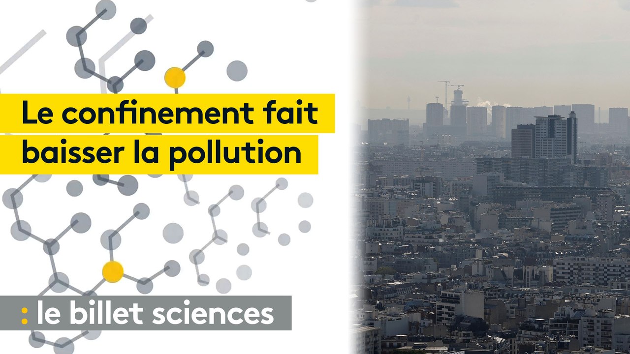 La pollution de l'air baisse avec le confinement, mais moins qu'en mars ...