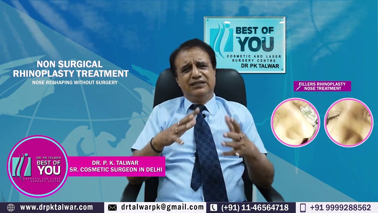 Rhinoplasty By Fillers for Male _ Non Surgical Rhinoplasty in Delhi for Male