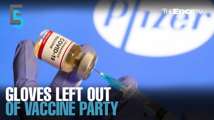 EVENING 5: Gloves left out of vaccine party