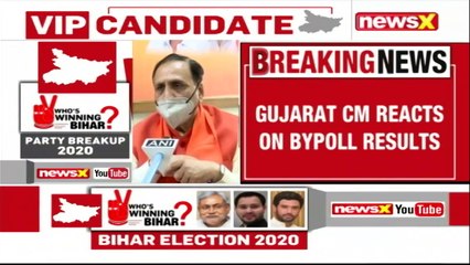 Vijay Rupani calls Cong a 'Sinking Ship' | Gujarat CM reacts to Bypoll results  | NewsX