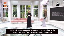 Gazi Mustafa Kemal Atatürk'ü saygı ve özlemle anıyoruz...