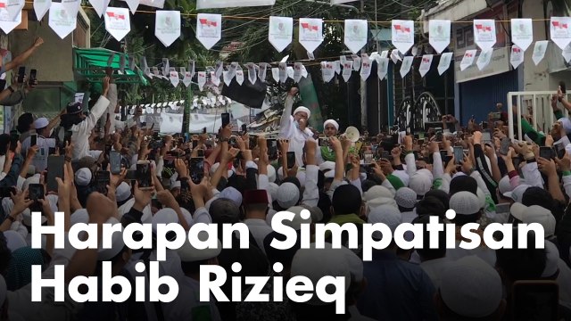 Kembali Lagi ke Indonesia, Ini Pesan Simpatisan untuk Habib Rizieq
