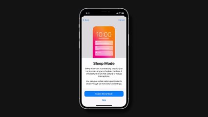 Comment configurer un horaire de sommeil sur son iPhone — Apple Support
