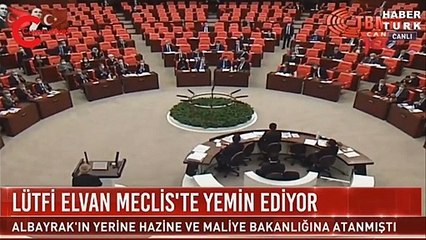 Lütfi Elvan yemini yanlış okudu!