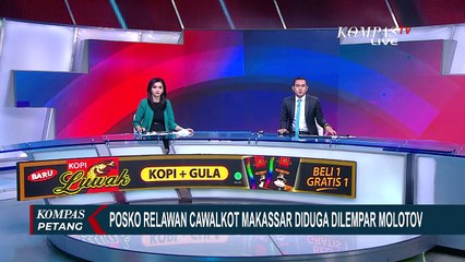 6 Saksi Diperiksa Terkait Pelemparan Bom Molotov di Posko Cawalkot Makassar