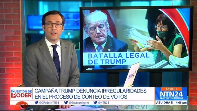 cuestión de poder de NTN24 del lunes 9 de noviembre de 2020