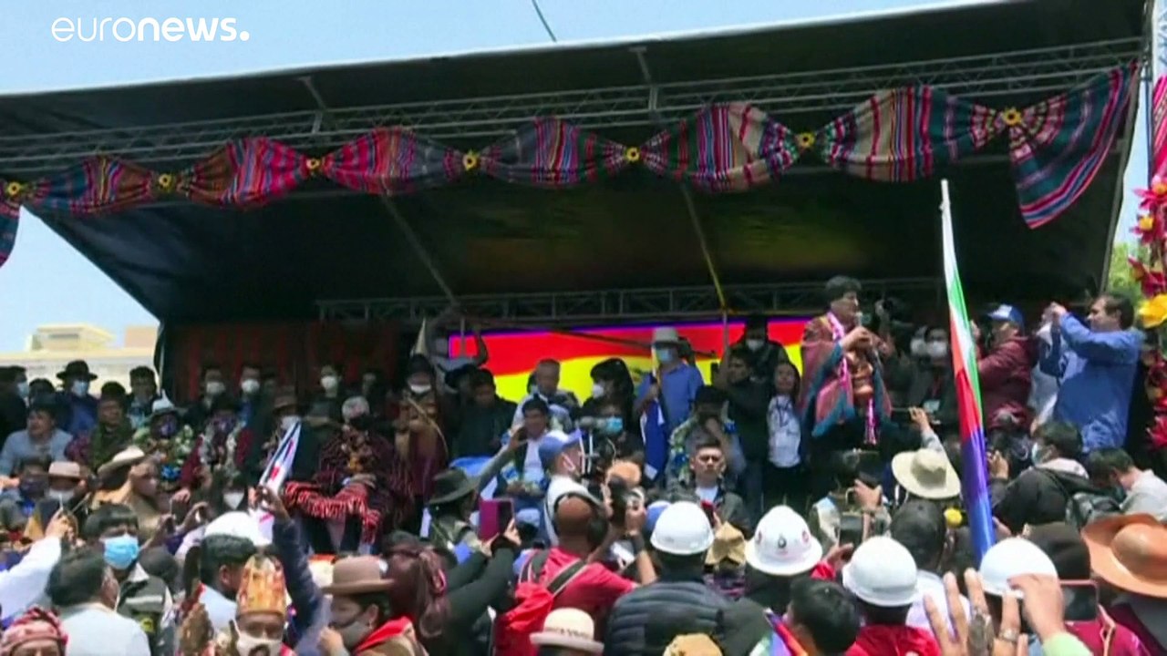 Evo Morales kehrt heim - und will 1.000 km durchs Land reisen