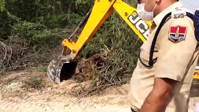 लूनी से अतिक्रमण हटाने की कार्रवाई, बिठुजा से शुरूआत करते हुए कब्जे किए ध्वस्त