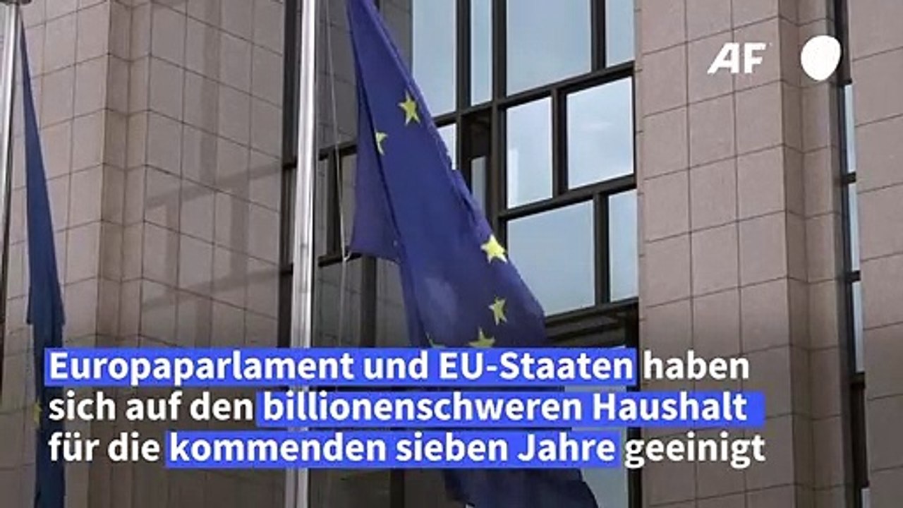 Einigung bei Billionen-Euro-Haushalt der EU