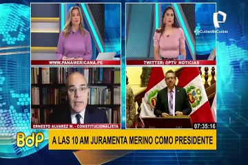 Ernesto Álvarez: "Nuevo gobierno está establecido en la Constitución"