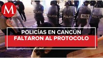 ¿Por qué la policía de Cancún dispersó manifestación a balazos?: Alberto Capella