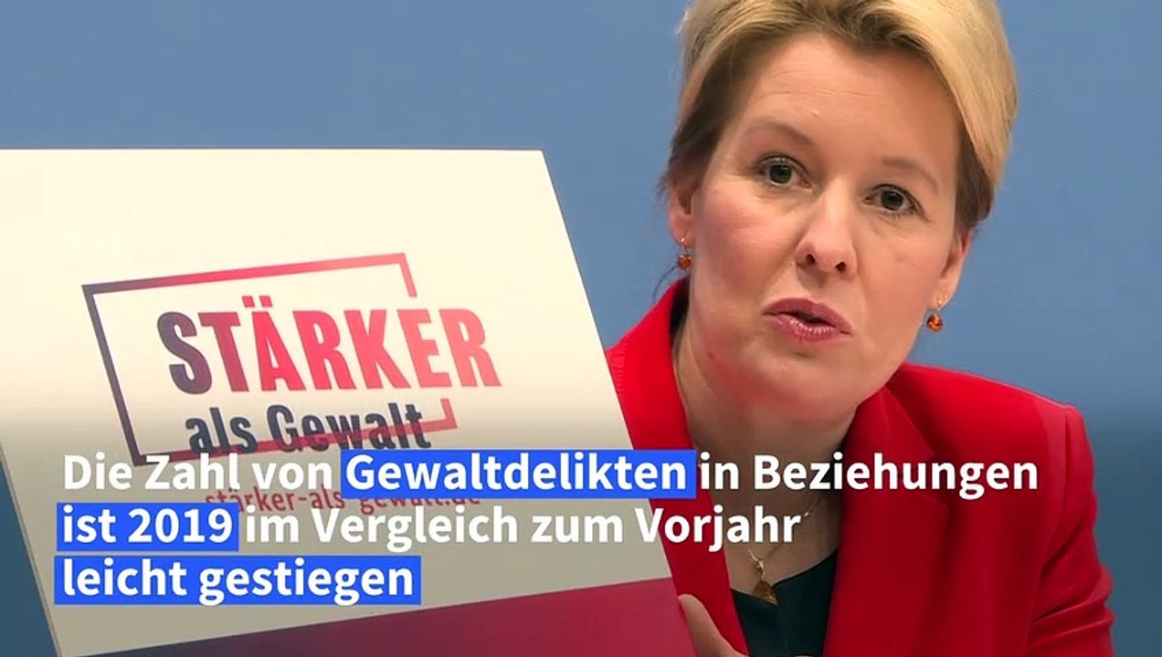 Giffey: "viele frauen sind zuhause nicht sicher"