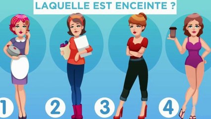 D’après vous, laquelle de ces femmes est enceinte ?