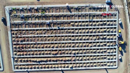 Kışın toprağın taş kesildiği kentten ilginç görüntü!