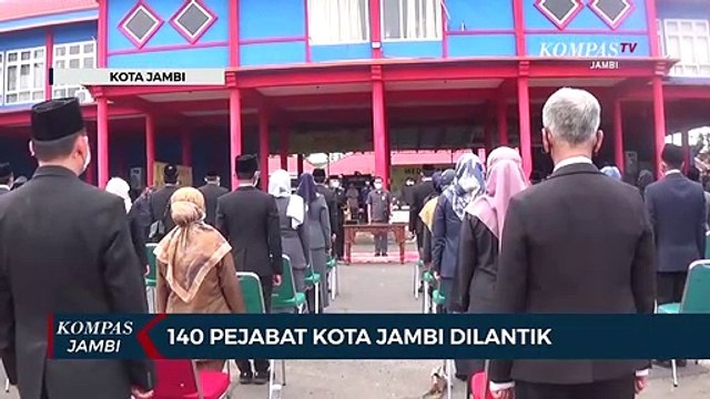 140 Pejabat Kota Jambi Dilantik