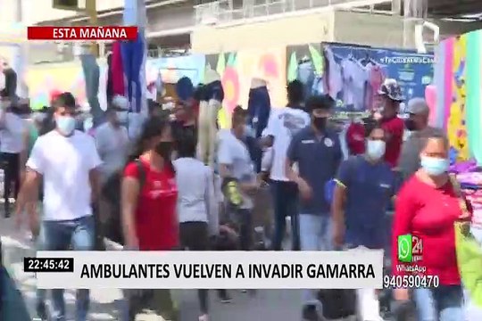 Comercio informal toma más fuerza Gamarra y Mesa Redonda a pocas semanas de Navidad