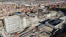 Kütahya Şehir Hastanesi inşaatında çalışmalar sürüyor