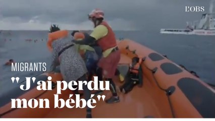 Le cri déchirant d'une mère qui a perdu son bébé dans un naufrage en Méditerranée