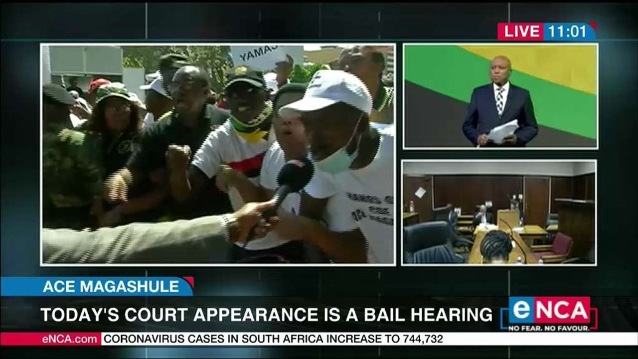 Magashule supporters stand by him