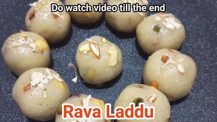 Rava laddu recipe | Sweet recipe