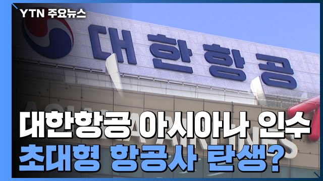 대한항공의 아시아나 인수로 초대형 항공사 탄생? / YTN