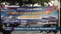 KOARMADA III Gelar Simulasi Pengamanan VVIP