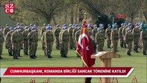 Cumhurbaşkanı Erdoğan, 41. Komando Tugay Komutanlığı Sancak Verme Töreni’ne katıldı