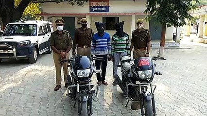 लखीमपुर खीरी- दो शातिर वाहन चोर गिरफ्तार