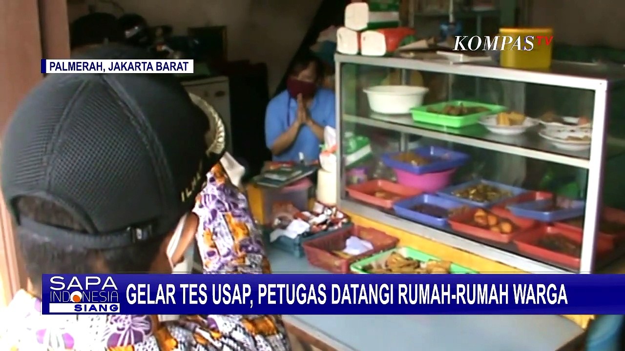 Cegah Penyebaran Virus Corona, Petugas Puskesmas Gelar Tes Usap di Permukiman Warga