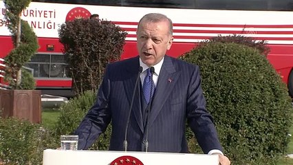 Erdoğan sancak töreninde konuştu: Her kim vatan topraklarına göz dikerse...