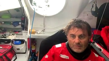 A bord de Maitre CoQ Yannick Bestaven - Jour 5